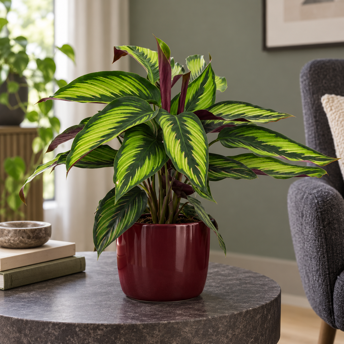 🌿 Calathea Majestica ‘Princeps’ | Luxe Kamerplant met Patroon