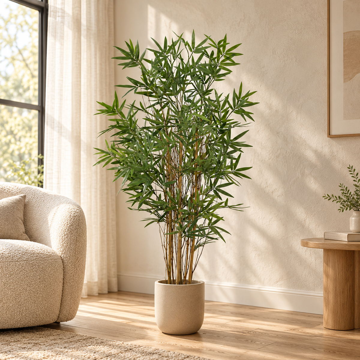 🎋 Kunst Bamboe Plant XL | Luxe Hoge Kunstplant voor Interieur