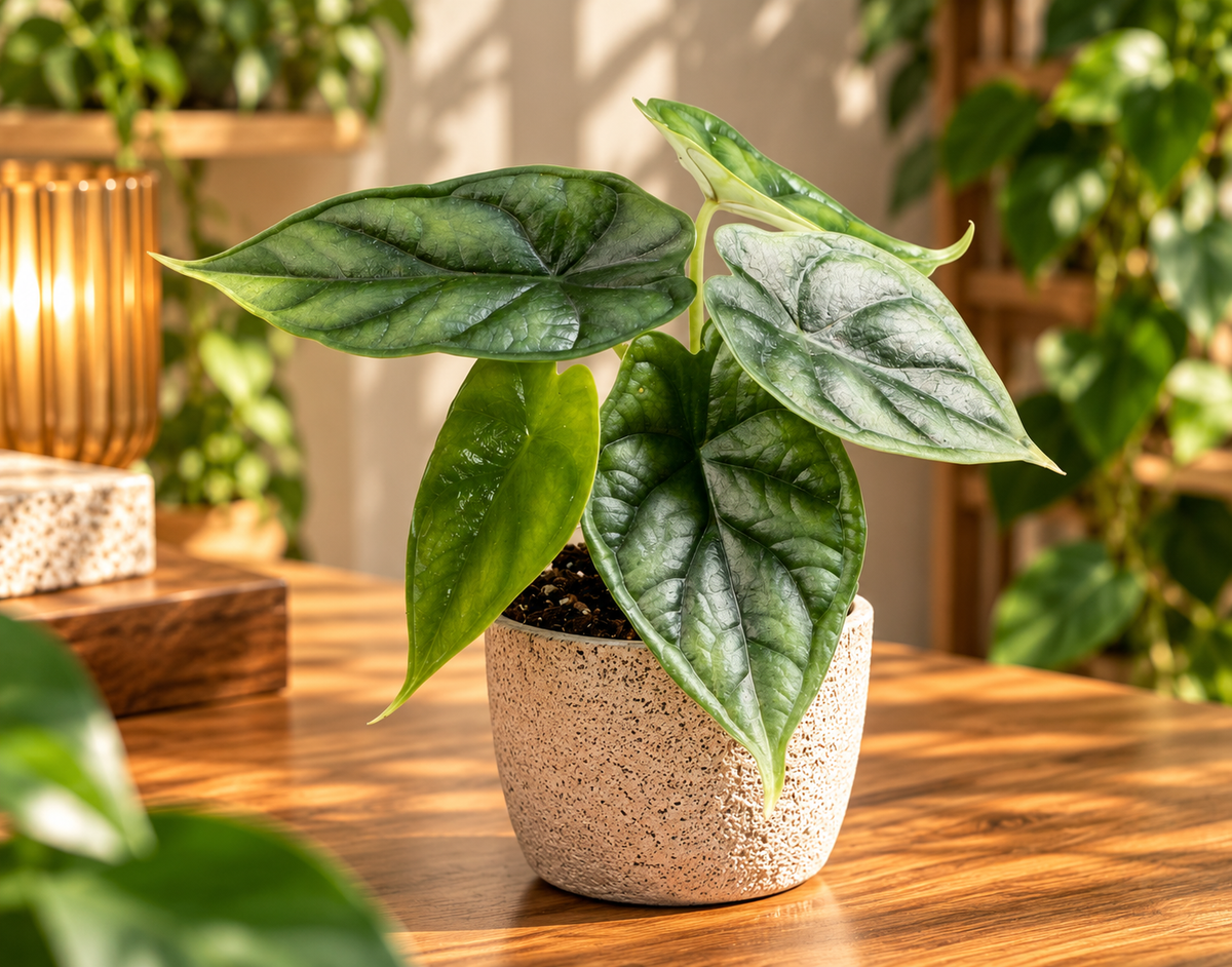 🐉 Alocasia ‘Dragon Scale’ – Drakenschubben olifantsoor