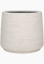 🪴 Jumbo Patt Ivory Washed – Exclusieve XXL Designpot met Tijdloze Elegantie | D119 x H97 cm