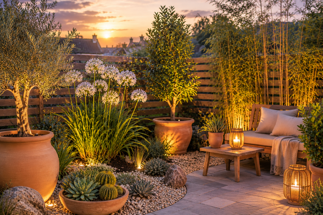 🌞 Kleine tuin in mediterrane stijl | Jack's Mediterrane Rusttuin