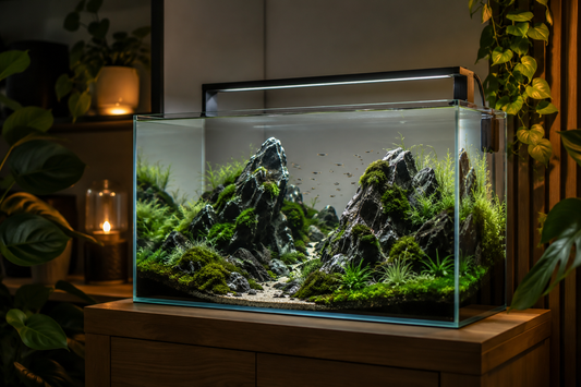 🌿 Hoe Richt Je een Aquascaping Aquarium In? | Rust, Groen en Natuurlijke Sfeer in Huis