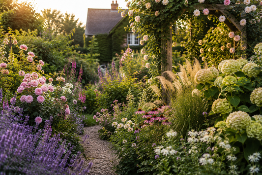 Een Engelse cottage-tuin aanleggen in Nederland