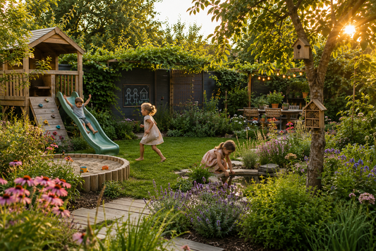 🌿 Kindvriendelijke tuin ontwerpen – veilig en groen | Complete gids