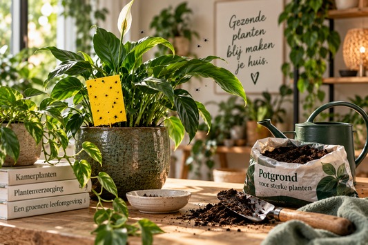 Rouwvliegjes bij planten herkennen en bestrijden | Complete gids
