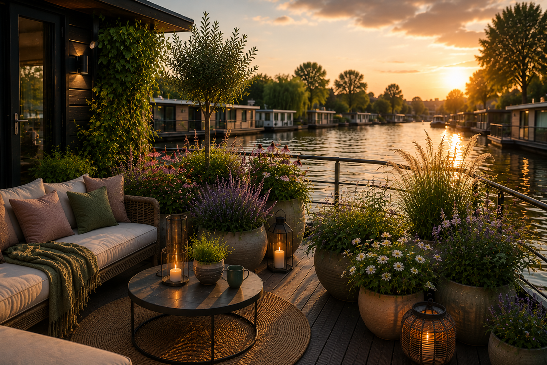 🌿 Tuinieren op een woonboot: zo creëer je een groene oase op het water
