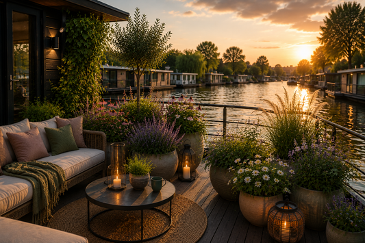 🌿 Tuinieren op een woonboot: zo creëer je een groene oase op het water