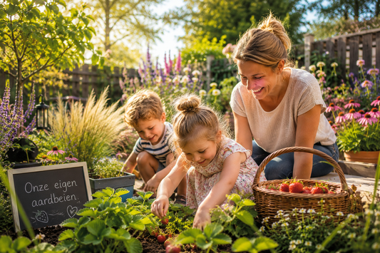 👨‍👩‍👧‍👦 Emily's Gezinstuin | Meer Buiten Spelen met Planten