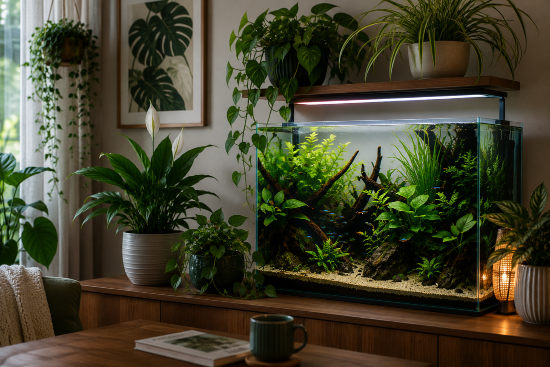 🌿 Welke planten combineren goed met een aquarium?