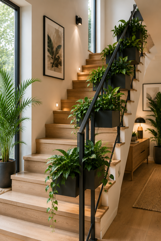 🌿 Planten op de trap | Zo maak je een Indoor Staircase Garden