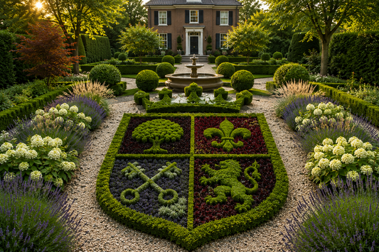 🏰 Een familiewapen van planten in je tuin