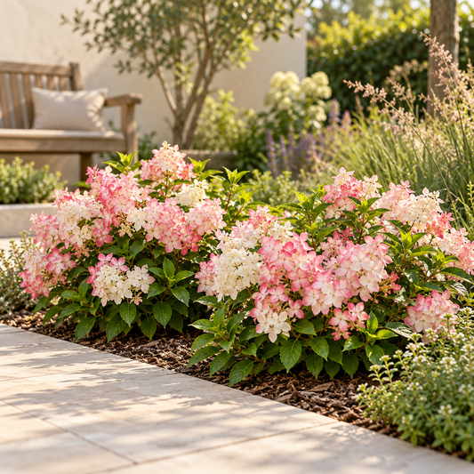 🌸 Hydrangea Groundbreaker Blush | Compacte Pluimhortensia