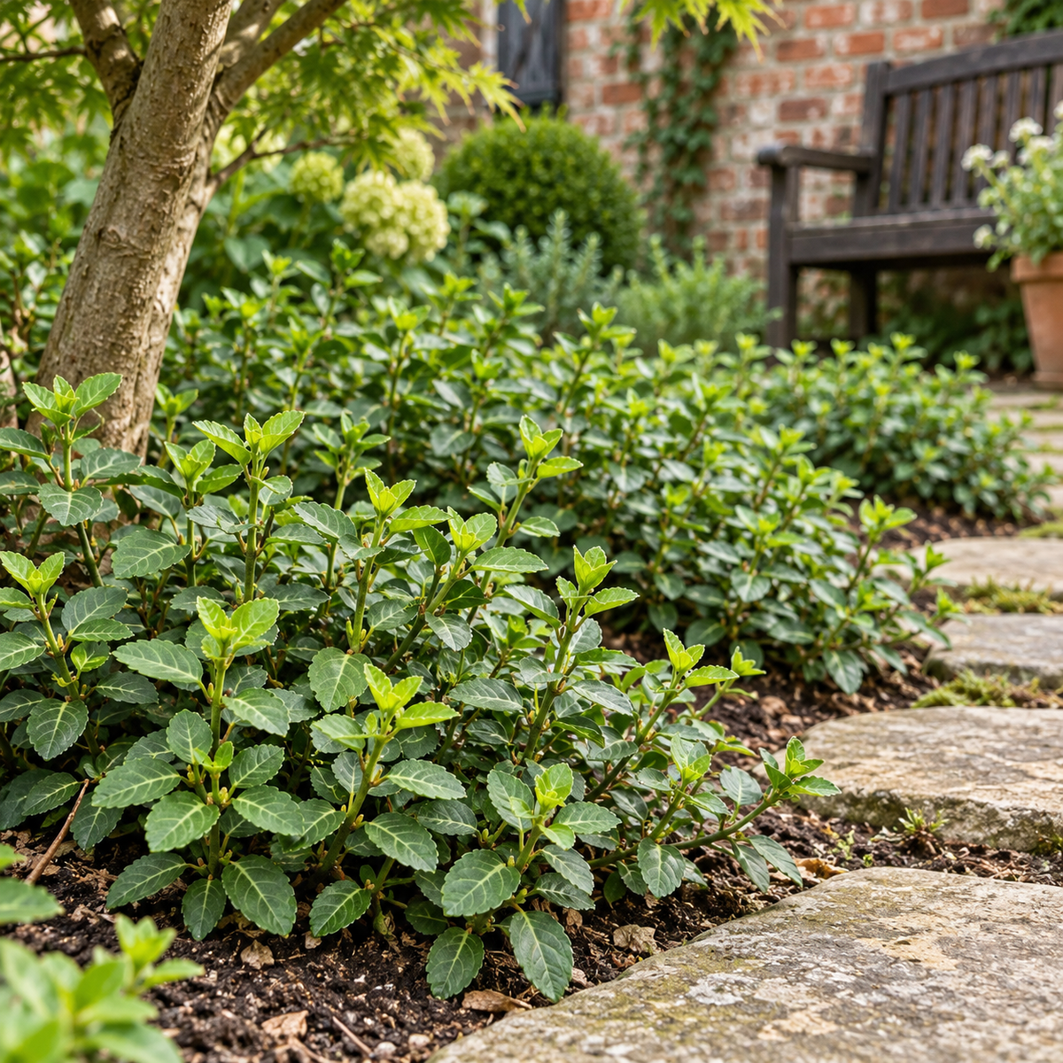 🌿 Euonymus fortunei ‘Radicans’ | Bodembedekker (24 Stuks)