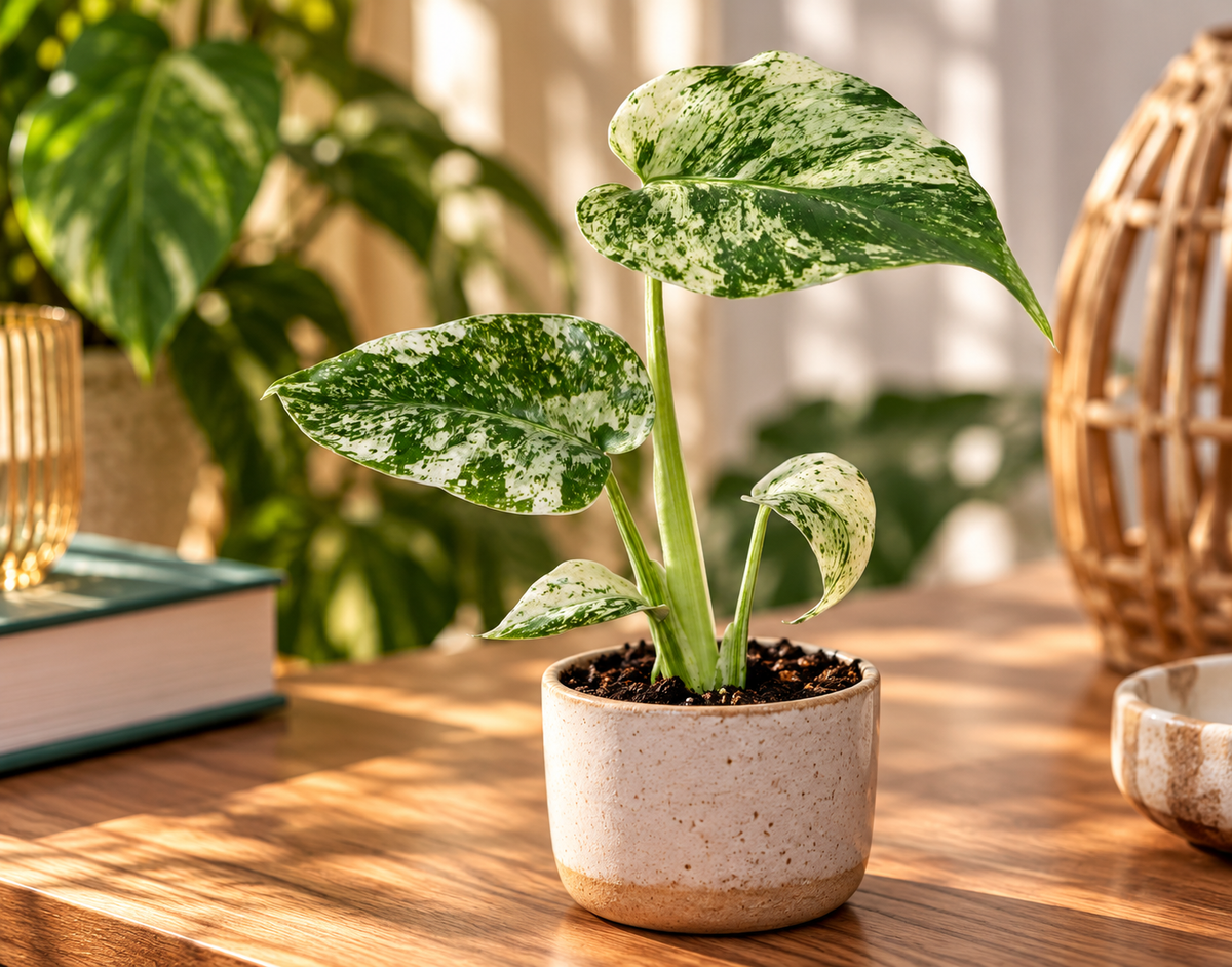 🌿 Monstera deliciosa ‘Mint Variegated’ – Bonte mint Monstera