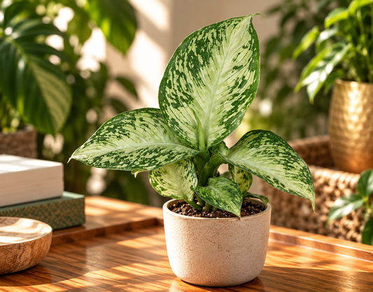 🌿 Dieffenbachia ‘Snow’ – Sneeuwdieffenbachia