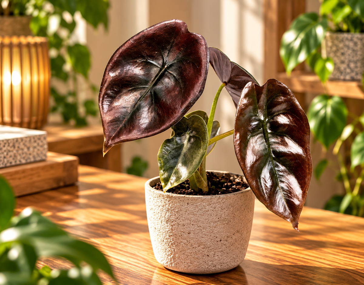❤️ Alocasia cuprea ‘Red’ – Spiegelplant