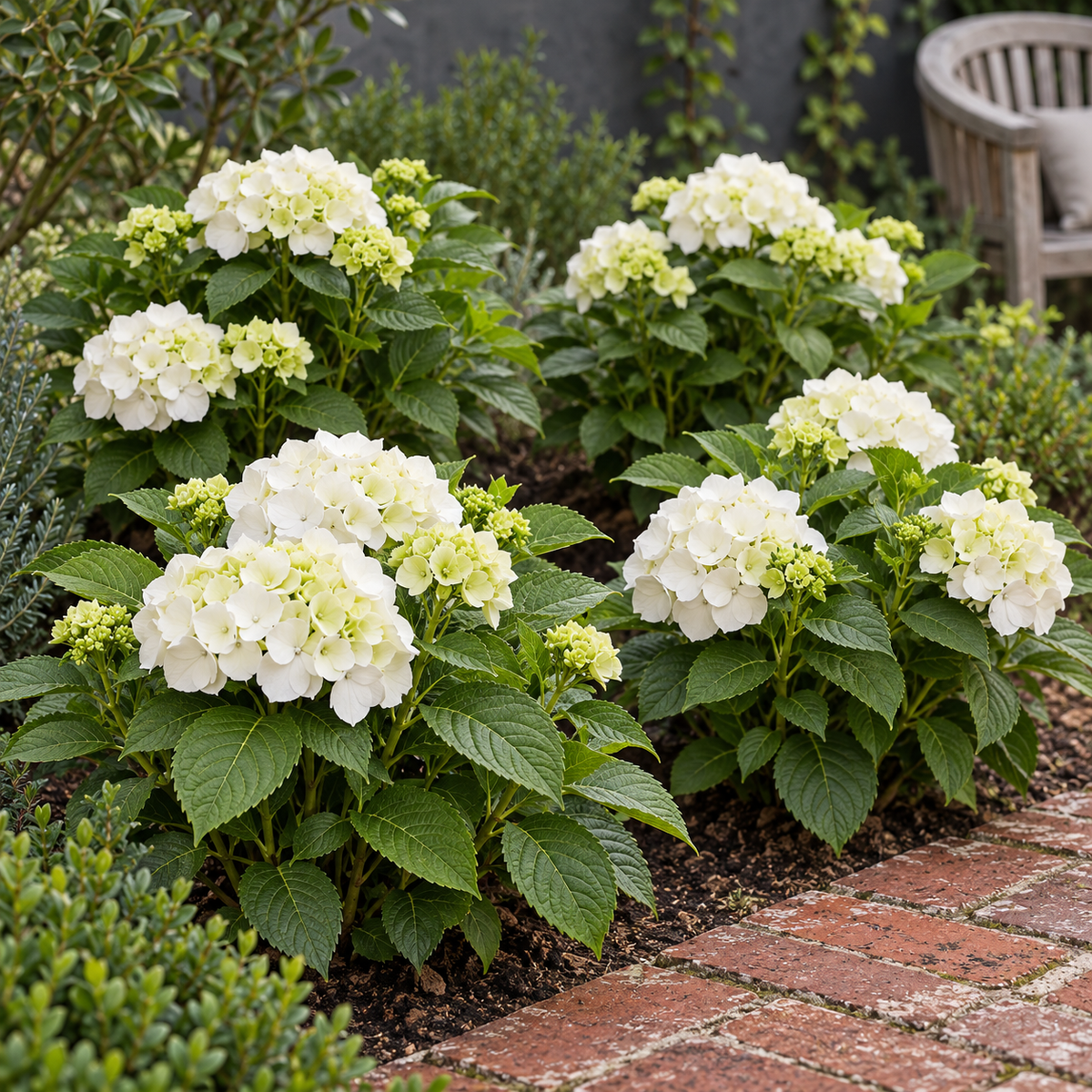 🌸 Hydrangea ‘The Bride’ | Witte Hortensia (4 Stuks)
