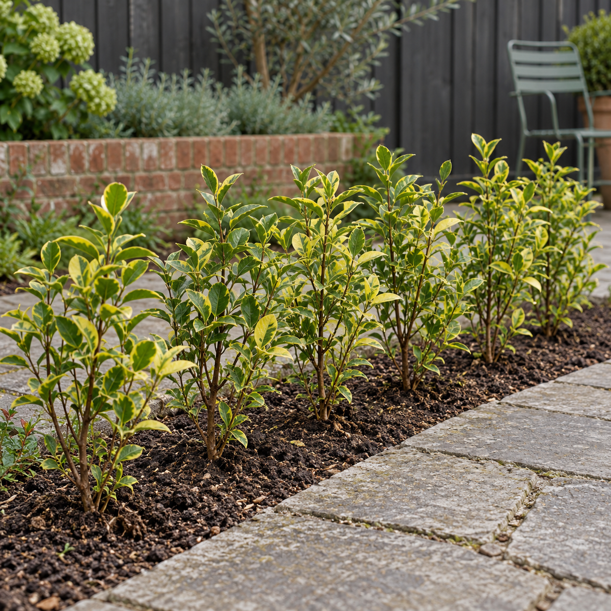 🌿 Ligustrum ovalifolium ‘Aureum’ | Bonte Ligusterhaag (8 Stuks)
