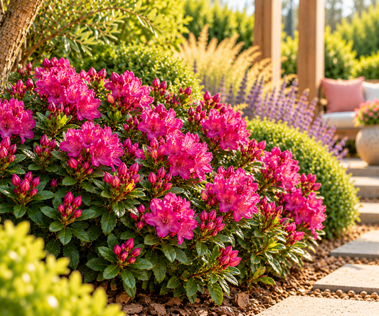 🌿Rhododendron ‘Bloombux Magenta’ – Dwerg Rhododendron | (4 stuks)