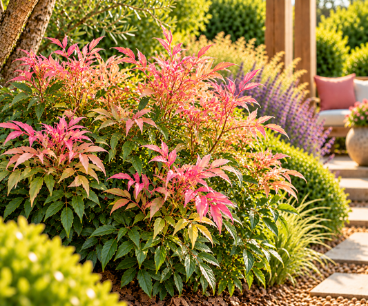 Nandina ‘Blush Pink’ – Hemelse Bamboe | (2 stuks)