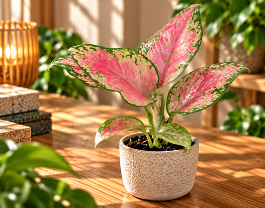 💗 Aglaonema ‘Red Valentine’ – Roze tropische kamerplant