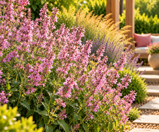 🌿 Nepeta sibirica 'Wild Orchid' – Roze Kattenkruid | 3 stuks