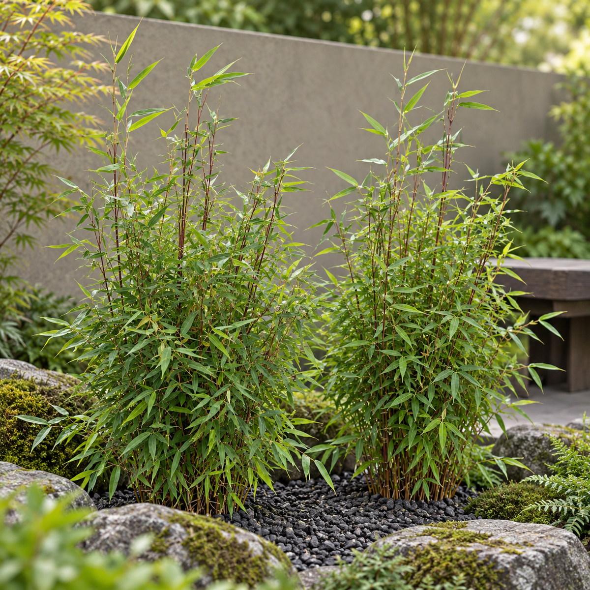 🎋 Fargesia nitida ‘Red Dragon’ | Niet-woekerende Bamboe (2 stuks)