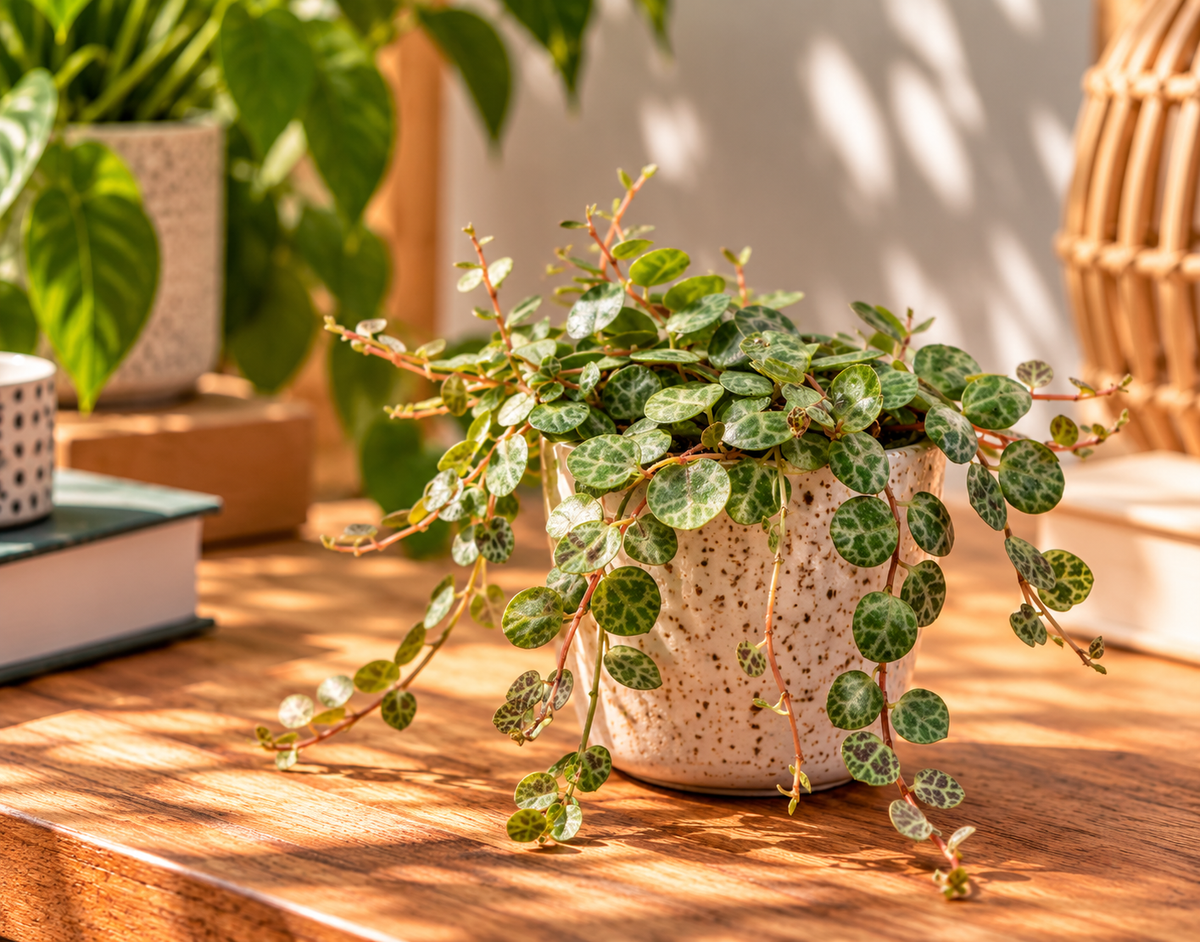 🐢 Peperomia prostrata – Schildpadpeperomia – Tropische hangplant