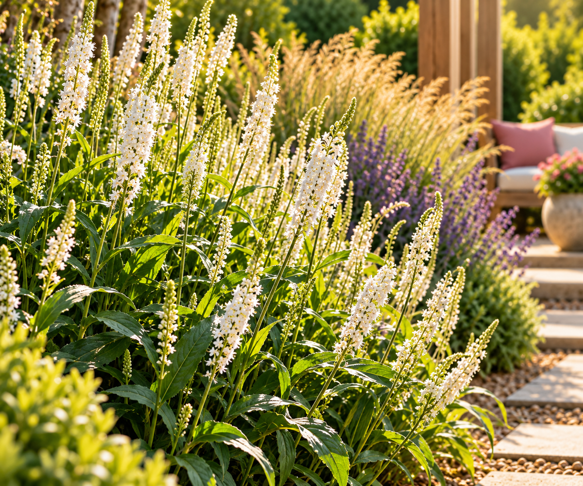🌿 Persicaria amplexicaulis 'Alba' – Witte Duizendknoop | 3 stuks