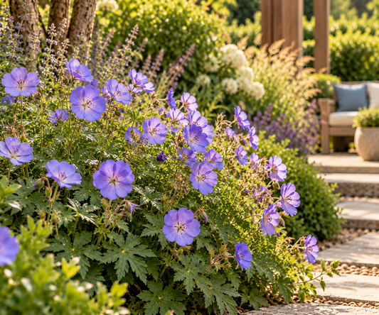 🌿 Geranium 'Johnson's Blue' – Ooievaarsbek | 3 stuks