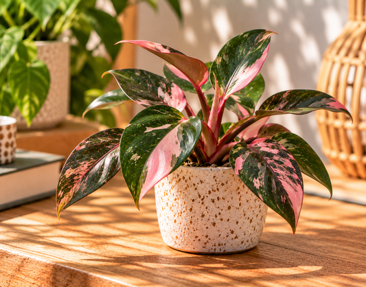 🌸 Philodendron ‘Pink Princess Marble’ – Roze bonte kamerplant