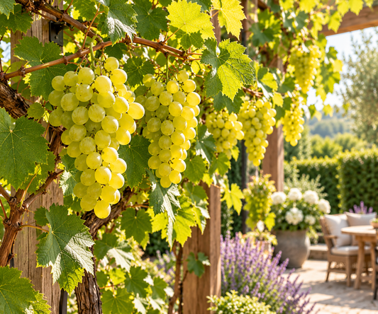 🍇 Vitis vinifera 'Lakemont' – Goudgele Pitloze Druif (2 Stuks)