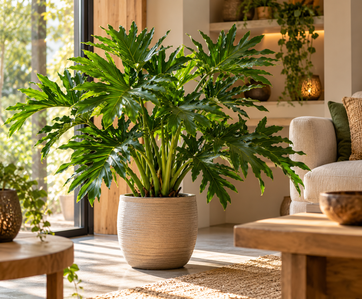 🌿 Philodendron Selloum – Grote tropische kamerplant