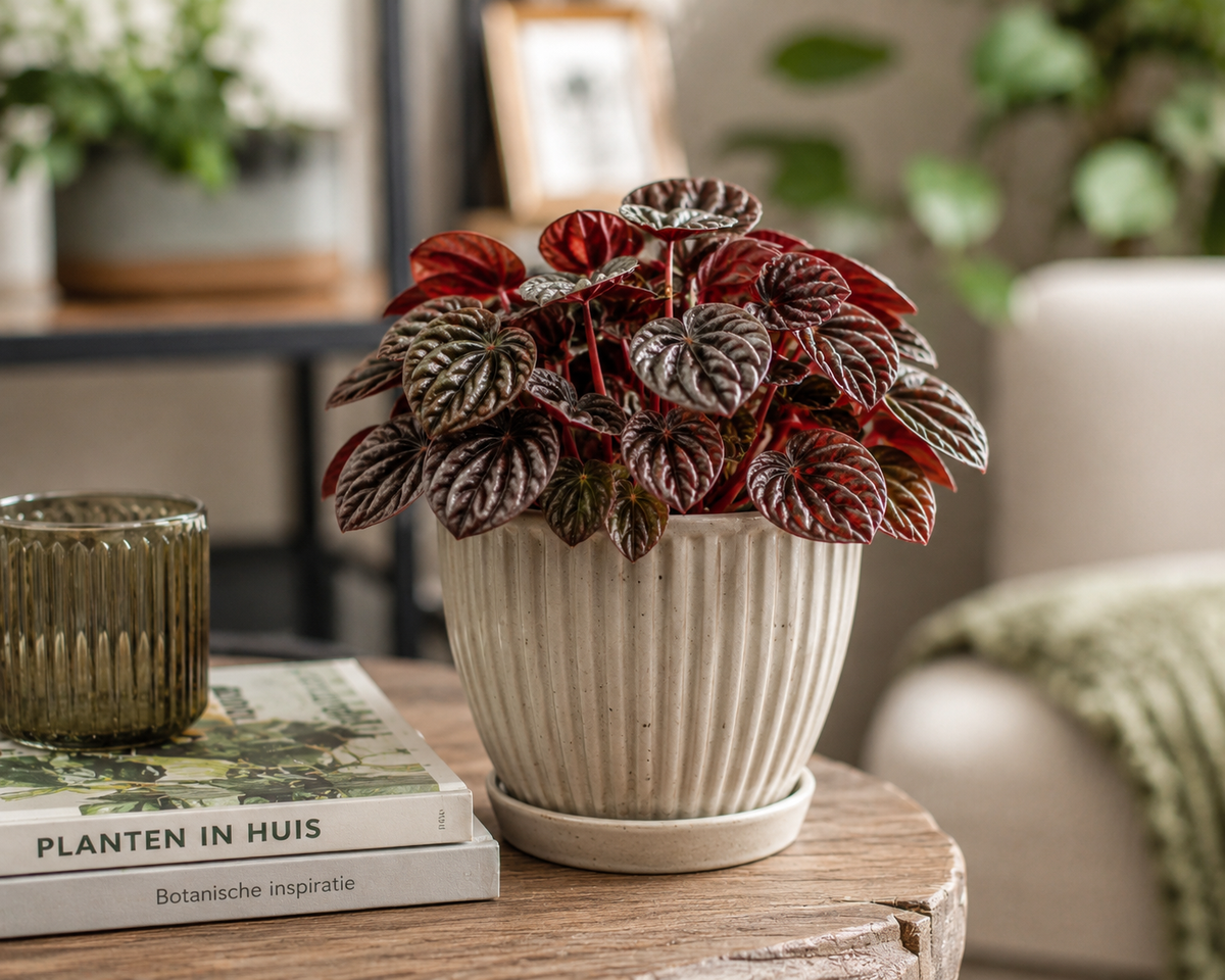🌿 Peperomia Caperata ‘Rosso’