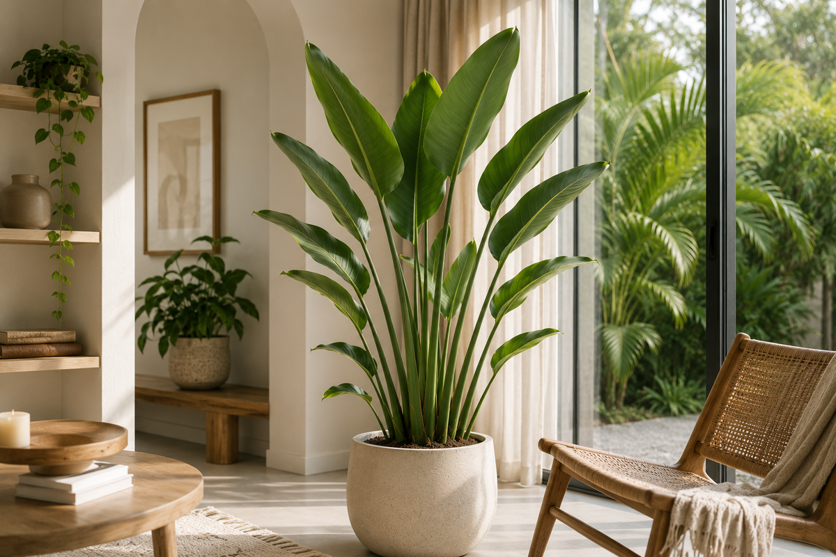🌿 Strelitzia nicolai – Paradijsvogelplant