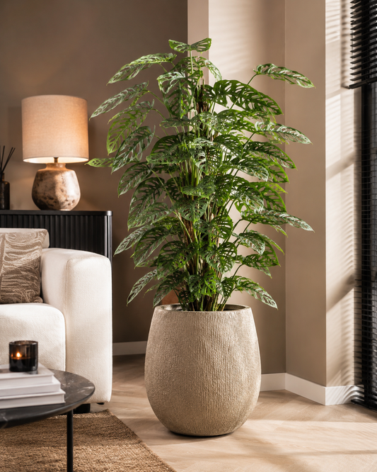 🌿 Monstera Monkey Leaf – Luxe Kunstplant