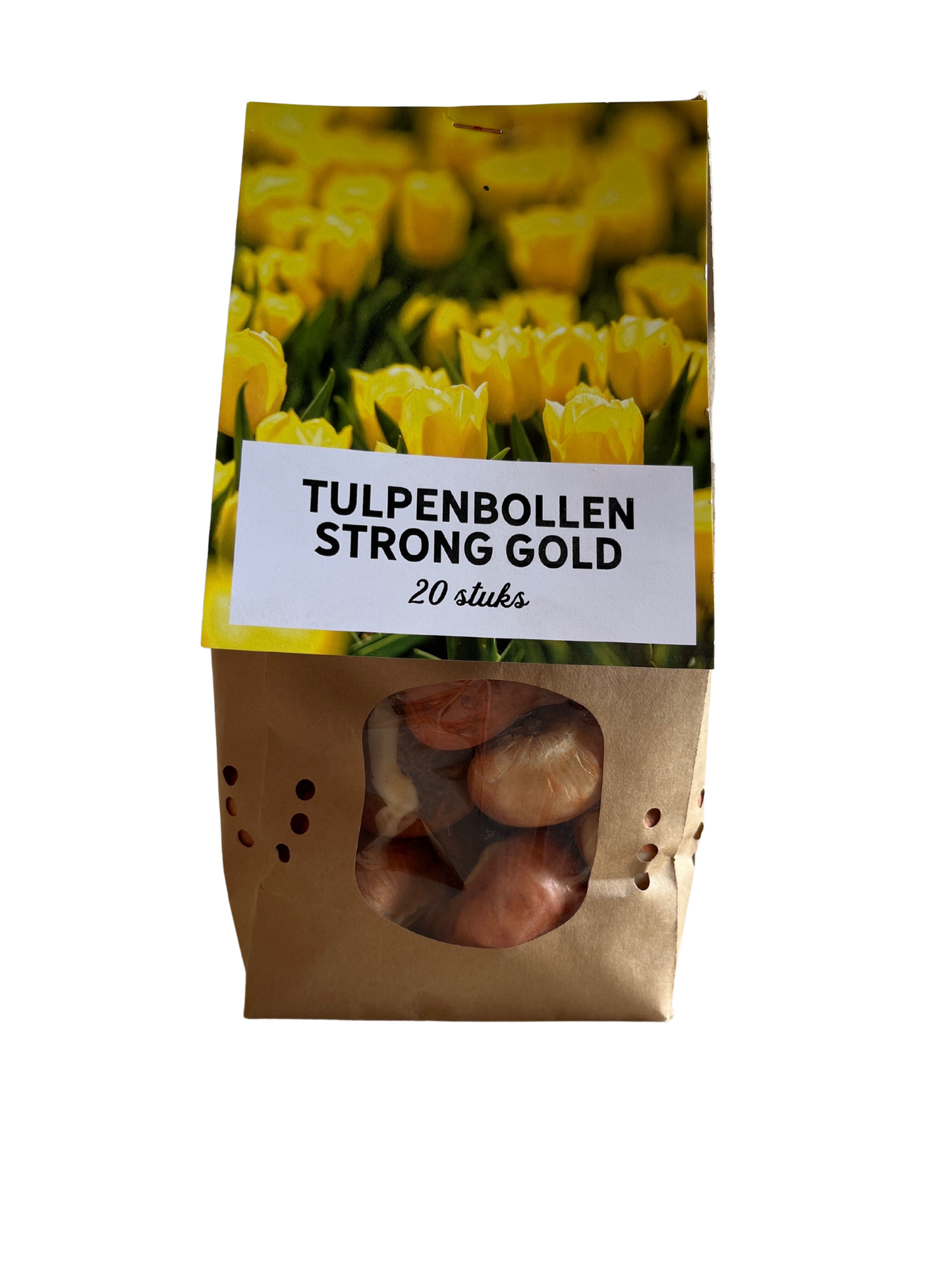 🌷 Tulpenbollen ‘Strong Gold’ – Gele Tulp (20 Stuks)