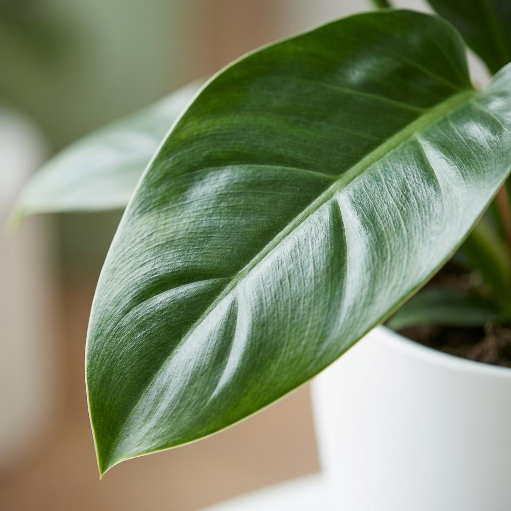 🌿 Philodendron ‘Imperial Green’ | Klassieke Blikvanger met Witte Pot
