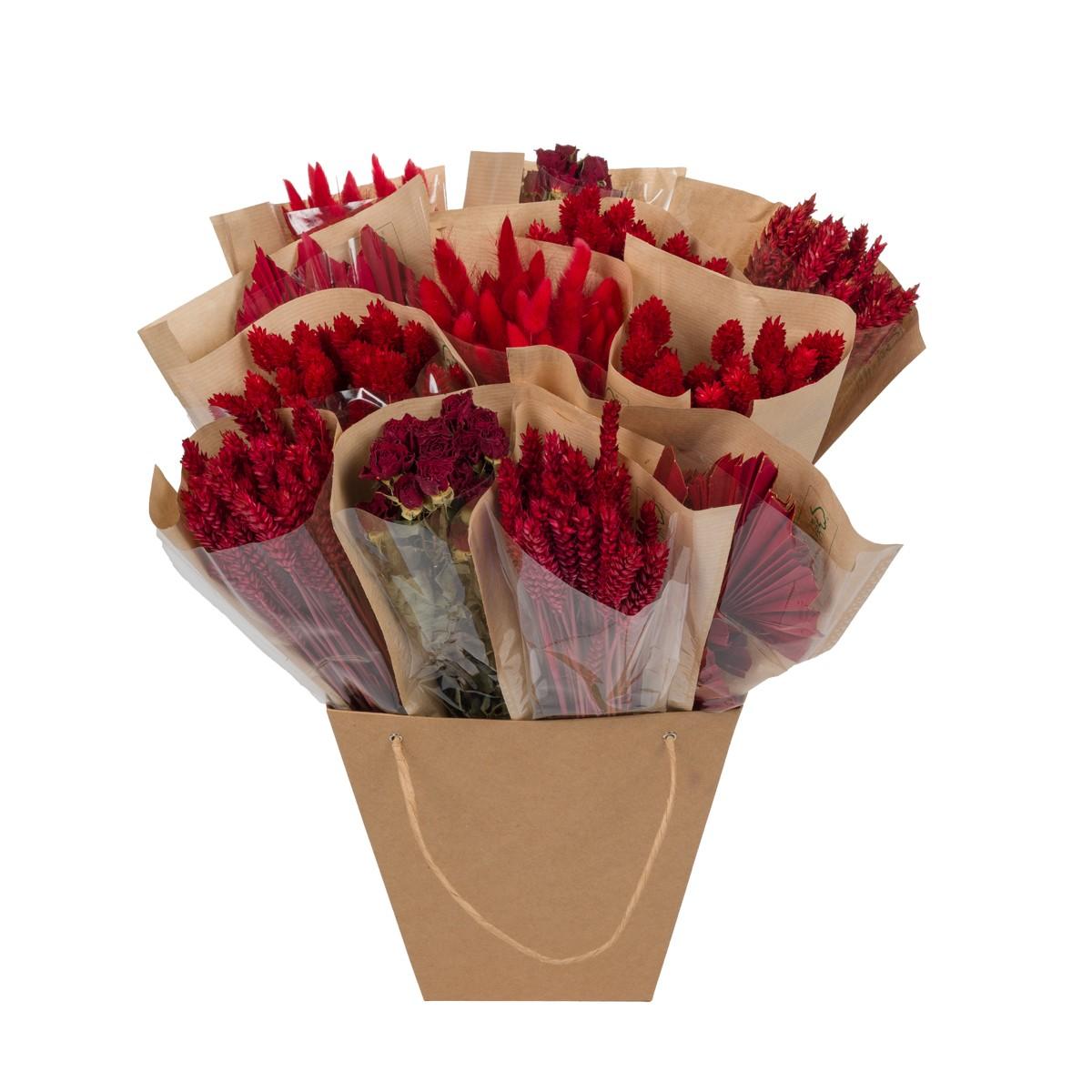 Droogbloemen – Dried Mono Mix Red