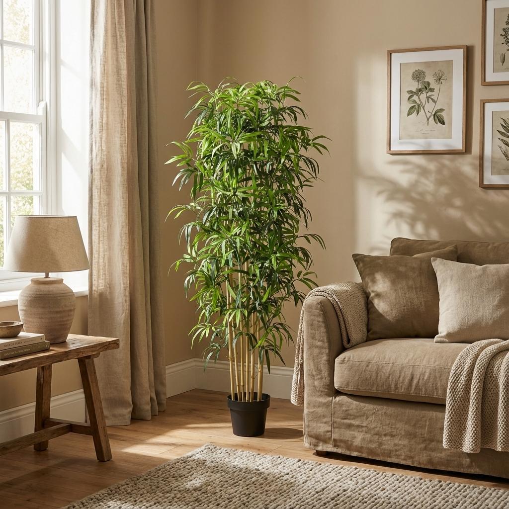 🎋 Kunst Bamboe – Decoratieve Kunstplant