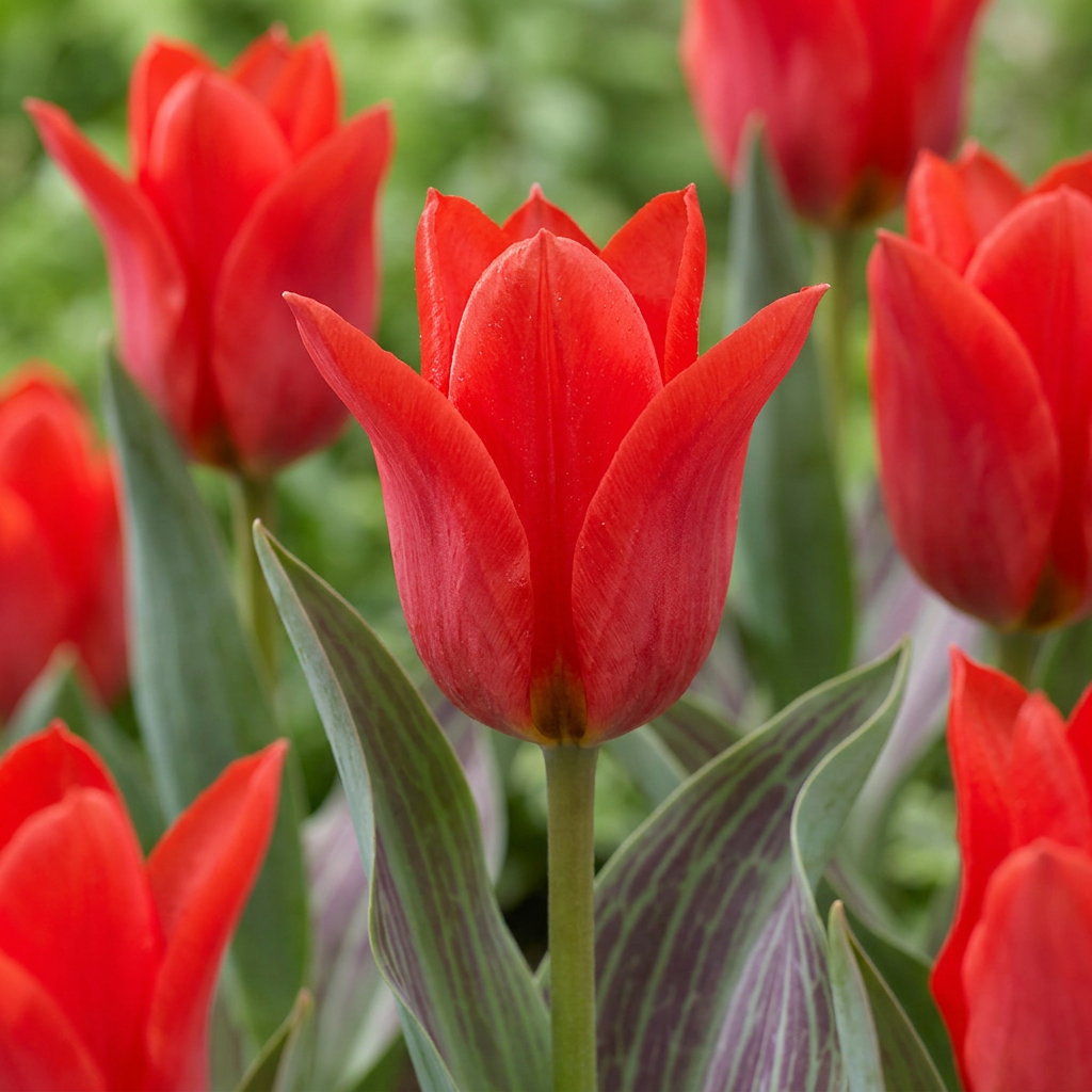🌷 Tulipa Greigii Red – Rode Greigii-tulp (30 stuks)