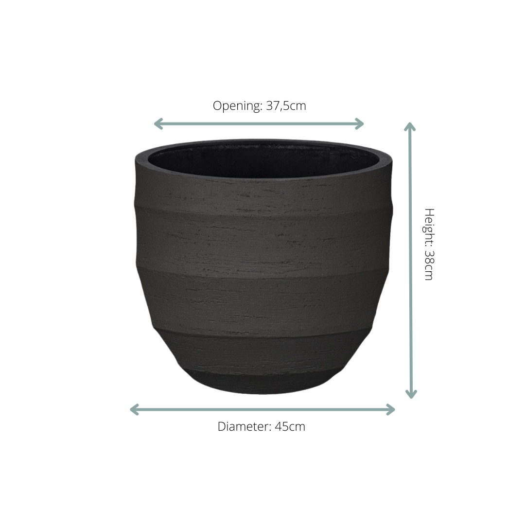 🪴 Pot Bordo New Egg Earth | D45 x H38