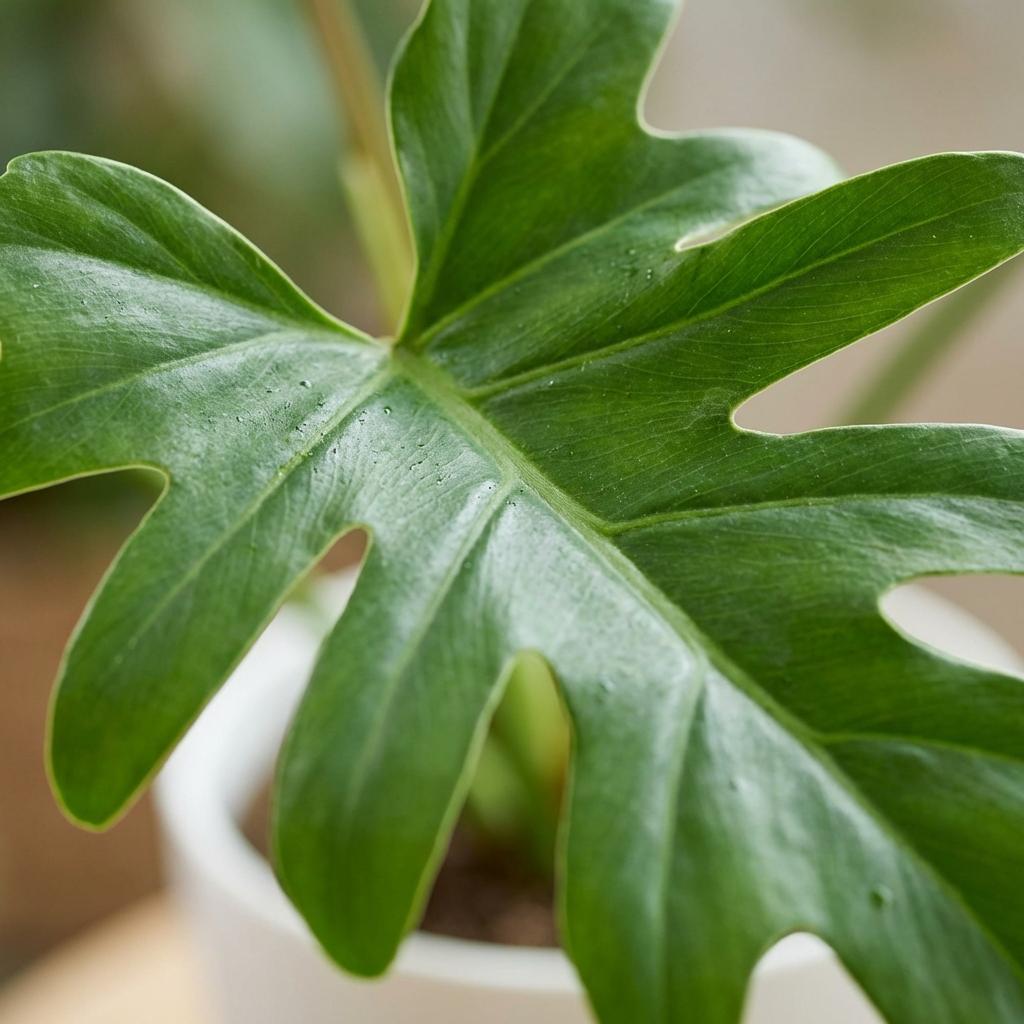 🌿 Philodendron ‘Lacerum’ | Tropische Blikvanger met Witte Pot