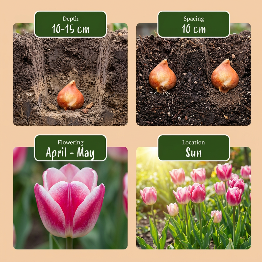 🌷 Tulipa Mata Hari – Mata Hari tulp (96 stuks)
