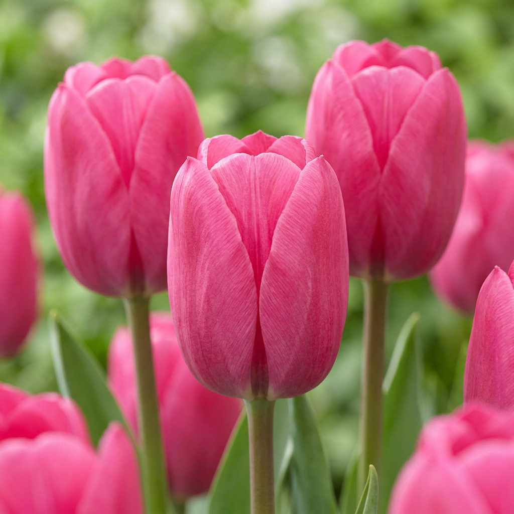 🌷 Tulipa Triumph Pink – Roze triomftulp (120 stuks)
