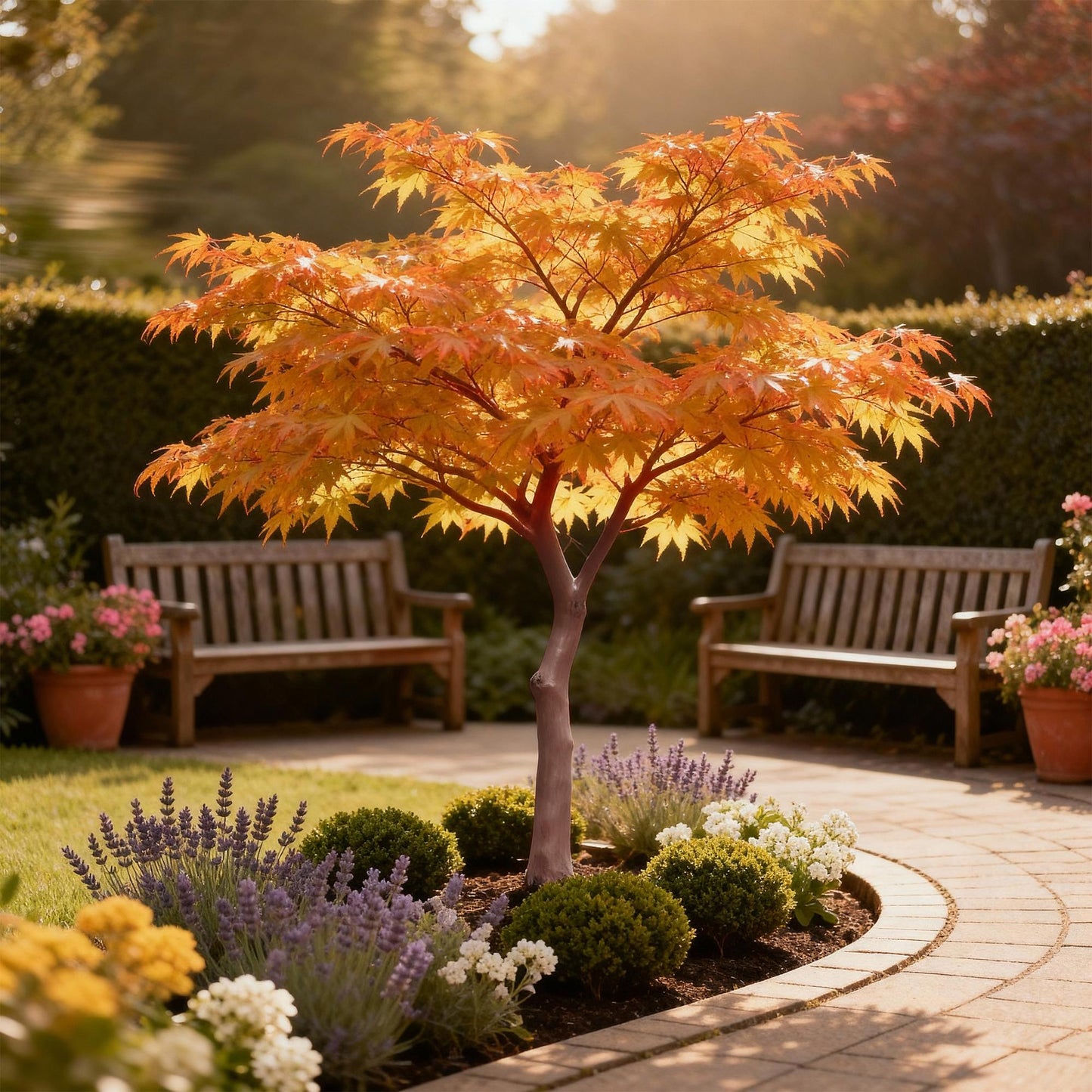 🍁 Acer palmatum ‘Sangokaku’ – Japanse Esdoorn Groen (3 stuks)