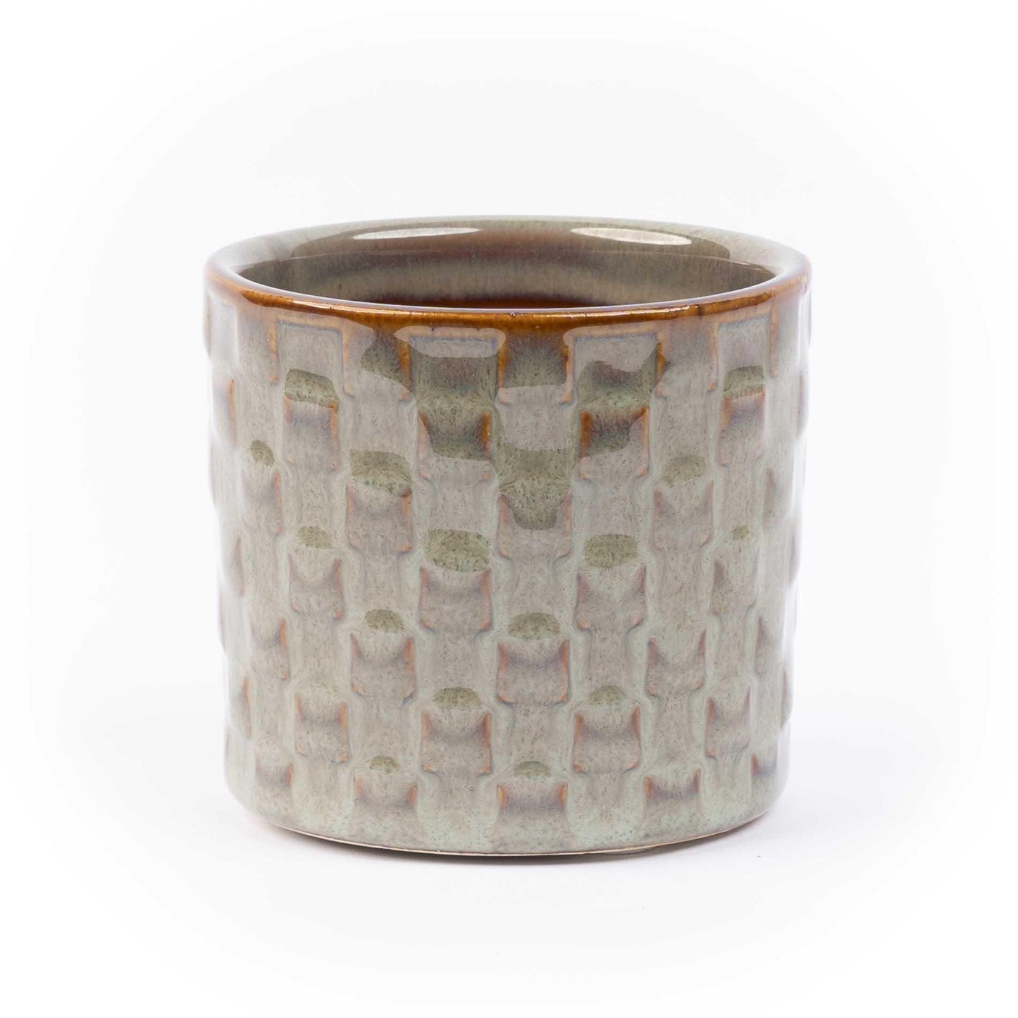 🌿 Mini Pot Madrid – Keramische Mini Bloempotten in Natuurlijke Kleuren | (6 stuks)