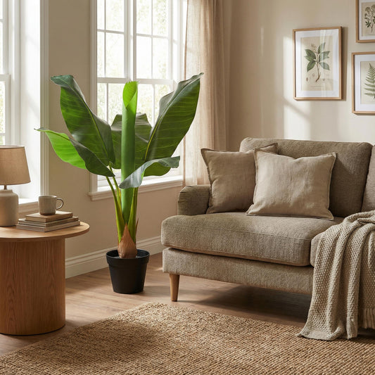 🌿 Kunst Bananenplant Musa – Tropische Kunstplant
