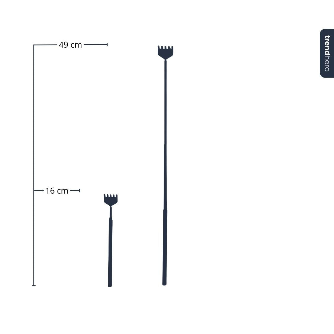 Terrarium Tool ✨ | Hark – 16–49 cm – Telescopisch RVS – Duurzaam & Praktisch
