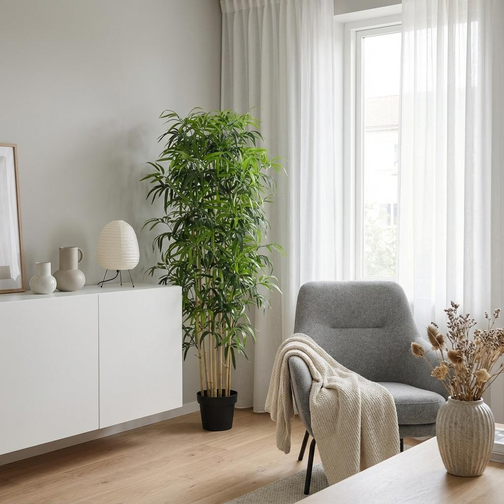 🎋 Kunst Bamboe – Decoratieve Kunstplant